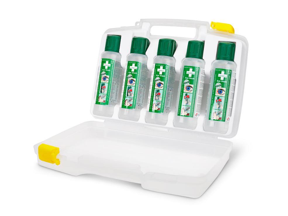 Augenspülflaschen-Koffer Cederroth Eye Wash Case (5x 500 ml)