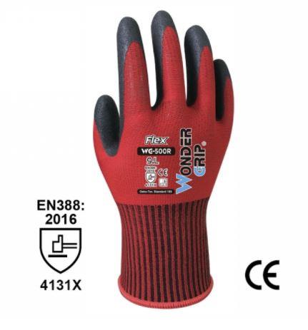 Handschuhe Wonder Grip®, WG-500 Flex, Größe L/09, PA