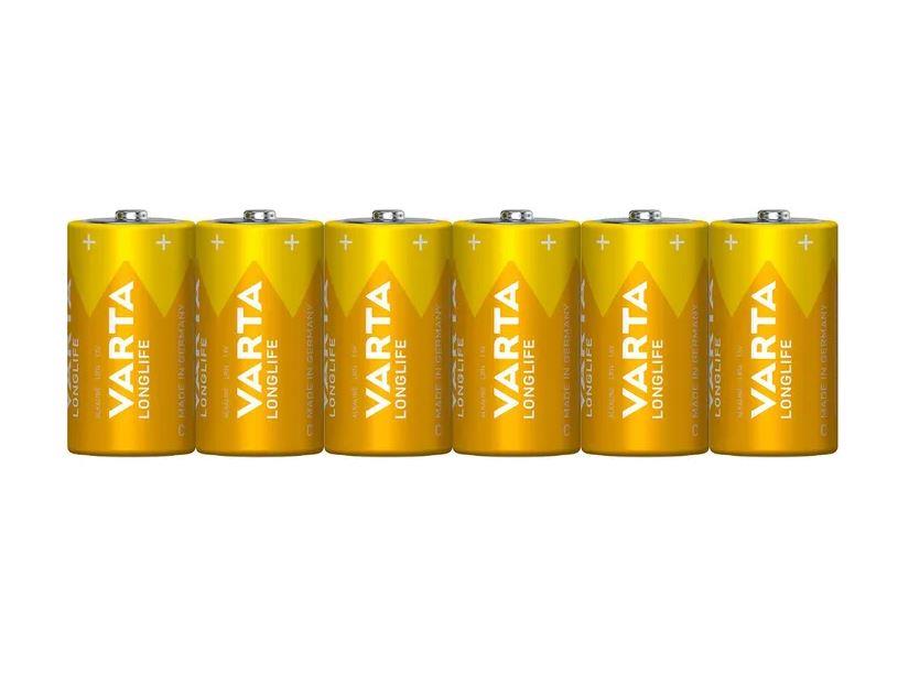 Batterie Varta Longlife C Baby LR14 4114 1.5 V, 6 Stück
