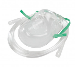 Sauerstoffmaske HUM AEROpart® mit Schlauch, Erwachsene, einzeln