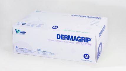 Einmalhandschuhe Dermagrip Ultra Plus, nitril, puderfrei, blau, Größe S, 200 Stück