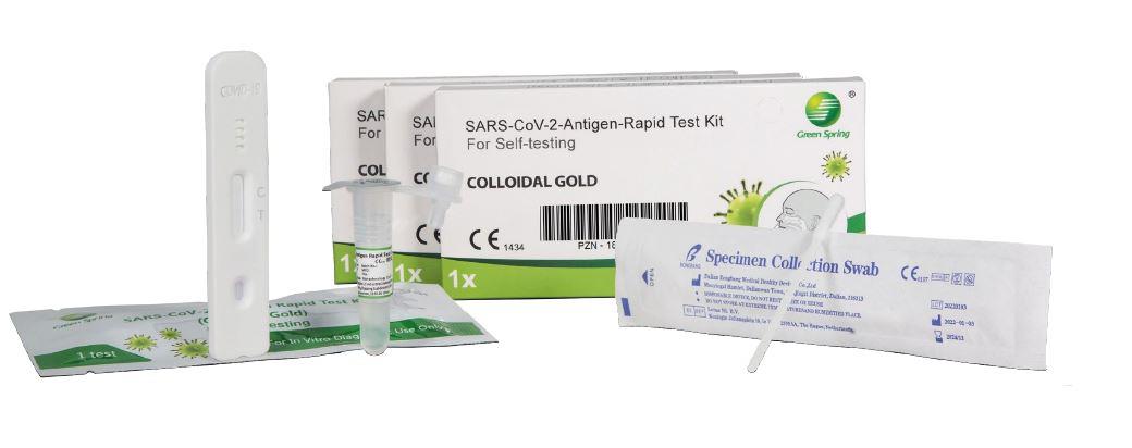 Corona Antigen Schnelltest GreenSpring - SARS-CoV-2-Antigen-Schnelltest, Laientest, einzeln