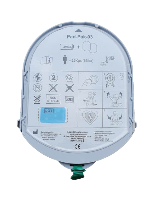 Therapieelektroden-Kassette PAD-PAK für HeartSine AEDs, Erwachsene