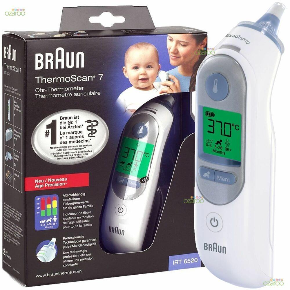 Fieberthermometer Braun ThermoScan® 7 IRT 6520, Ohr