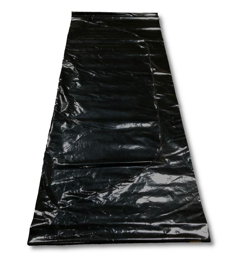 Leichenhülle mit 4 Tragegriffen 220 x 90 cm, PE-Folie, schwarz