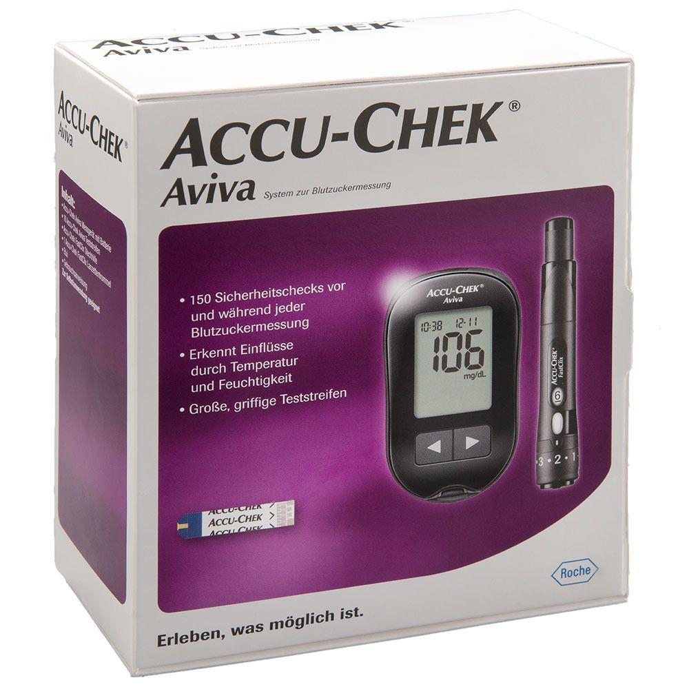 Blutzuckermessgerät Accu-Chek® Aviva III Set mg/dl