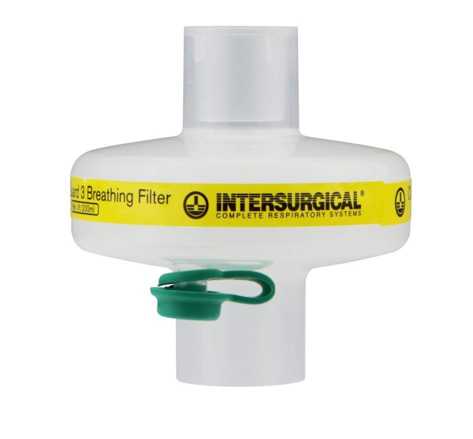 Bakterien/Virenfilter mit Luer Port, Clear-Guard™ 3 Intersurgical®