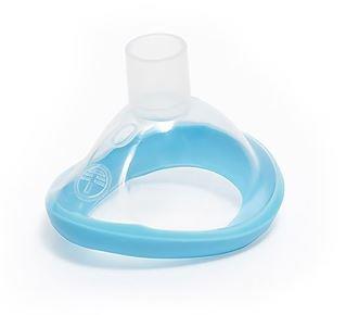 Beatmungsmaske Intersurgical® ClearLite, Größe 0, blau