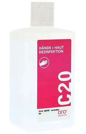 Desinfektionsmittel Hände und Haut, orochemie® C 20, 500 ml