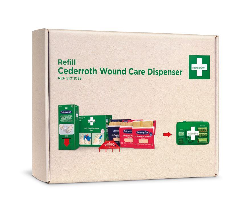 Nachfüllset für Wundversorgungsstation Cederroth Wound Care Dispenser (REF 51011006)