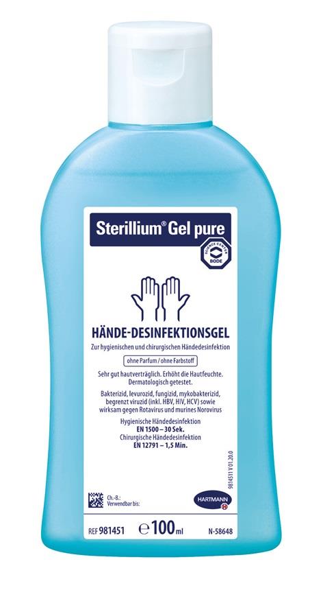 Desinfektionsmittel Hände, Sterillium® Gel pure, 100 ml