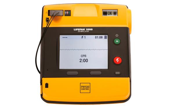AED LIFEPAK® 1000SE mit EKG-Anzeige, Halbautomat, Gebrauchtgerät
