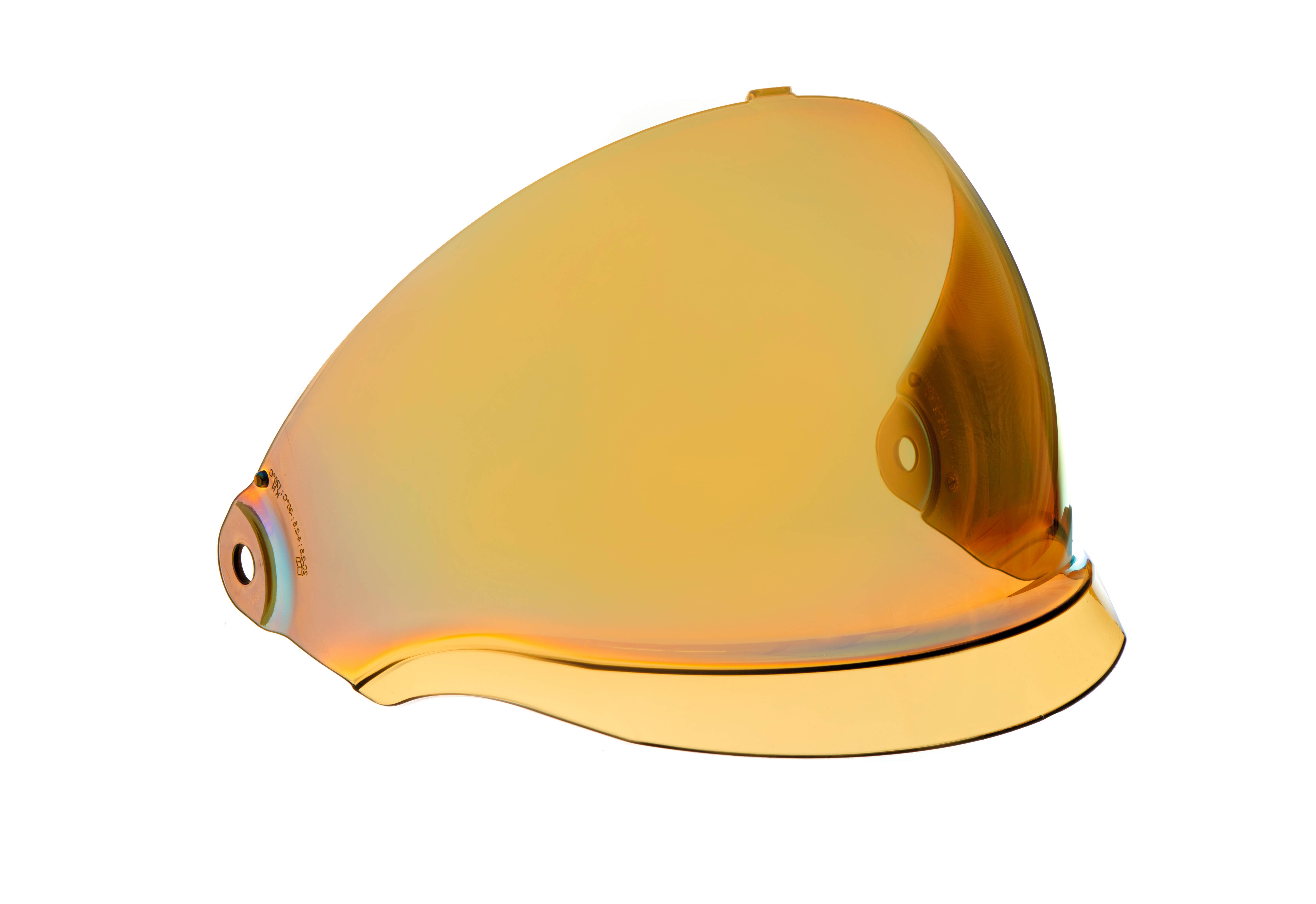 Gesichtsschutzvisier Apec® für Dräger Feuerwehr- und Rettungshelm HPS® SafeGuard, gold, R1/AS/AF