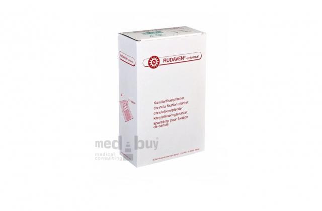 Kanülenfixierpflaster, NOBAMED RUDAVEN®-universal, steril, 7 x 8,5 cm, 50 Stück