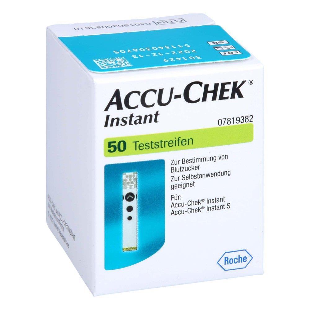 Teststreifen für Blutzuckermessgerät Accu-Chek® Instant, 50 Stück