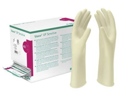 Einmalhandschuhe Vasco® OP Sensitive, Latex, B.Braun, Größe 7, 1 Paar