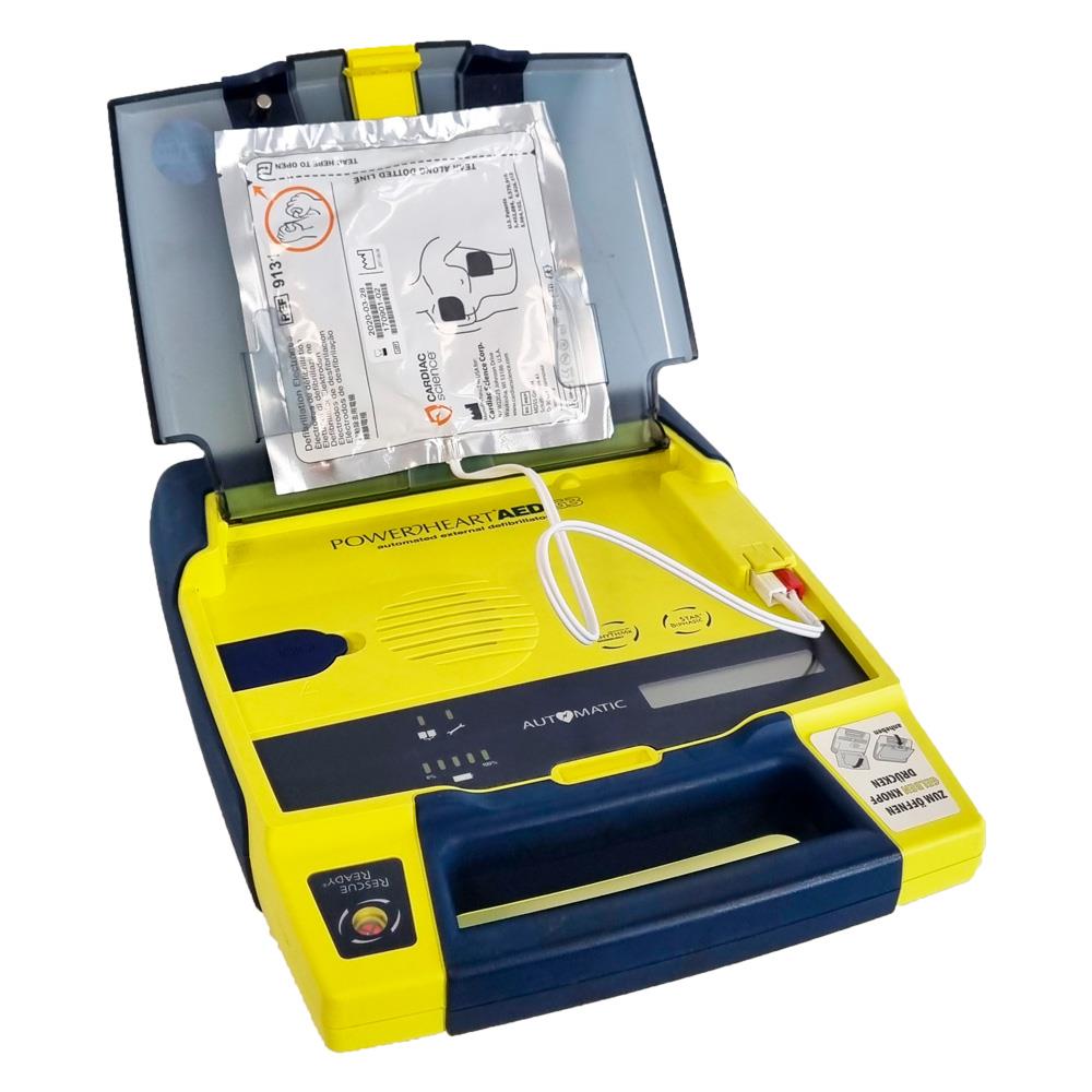 AED Cardiac Science Powerheart® G3 Plus, inkl. Taschenset, Vollautomat, Gebrauchtgerät